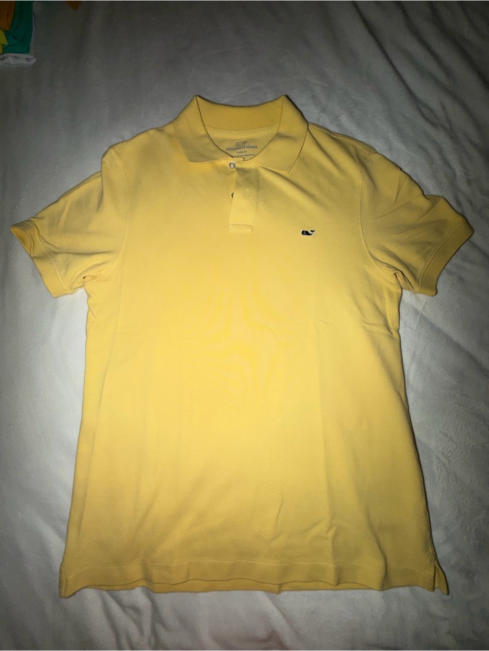 Vineyard Vines Lemon Yellow Polo Shirt